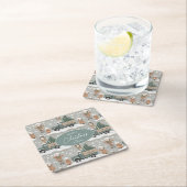 Earth Tones Kerstpatroon # 2 ID1009 Kartonnen Onderzetters (Insitu)