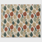 Earth Tones Kerstpatroon # 5 ID1009 Cadeaupapier (Vlak)