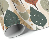 Earth Tones Kerstpatroon # 5 ID1009 Cadeaupapier (Rol Hoek)