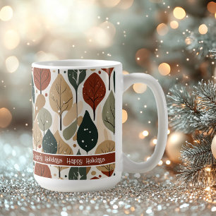 Earth Tones Kerstpatroon # 5 ID1009 Koffiemok