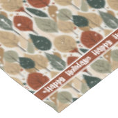 Earth Tones Kerstpatroon # 5 ID1009 Tafelkleed (Gekanteld)