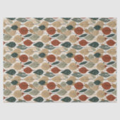 Earth Tones Kerstpatroon#5 ID1009 Tissuepapier (Voorkant)