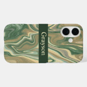 Earth Tones Marble Abstract Case-Mate iPhone Case (Achterkant (horizontaal))