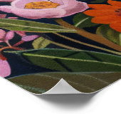 Earth Tones Mountain Wildflower Schilderij 24x36" Poster (Hoek)