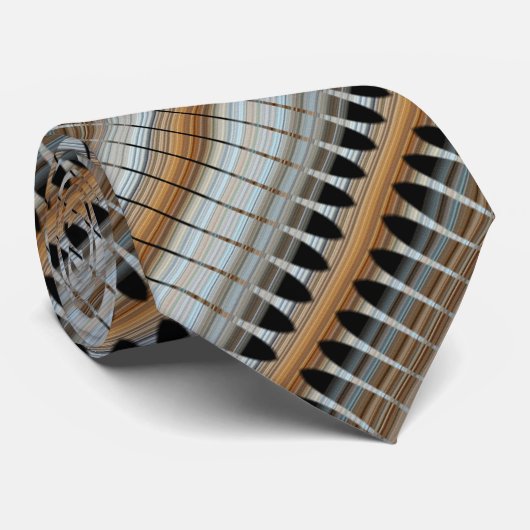 Earth Tones Peruvian Array Stropdas (Opgerold)