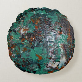 Earth Tones Rond Kussen