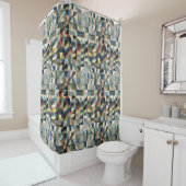Earth Tones Shower Curtain Douchegordijn (In situ)