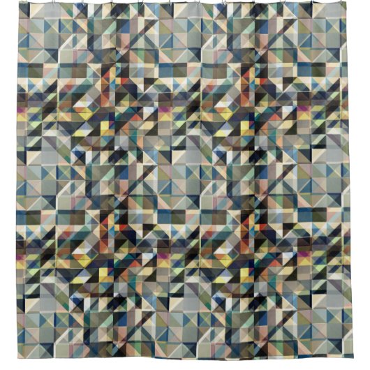 Earth Tones Shower Curtain Douchegordijn (Voorkant)