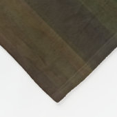 Earth Tones Stripe Fleece Deken (Hoek)