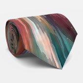 Earth Tones Tie Dye Stropdas (Opgerold)