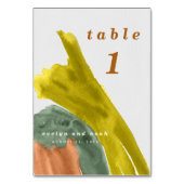 Earth Tones-Waterverf Kaart (Voorkant)