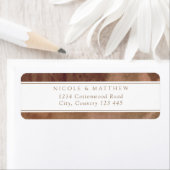 Earth Tones Waterverf Return Address Label (Insitu)