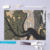 "Earth Tree and Valley" door Gisbert Combaz Tissuepapier (Craft)