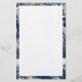 Earth Trim Border en Background Sjabloon Briefpapier (Achterkant)