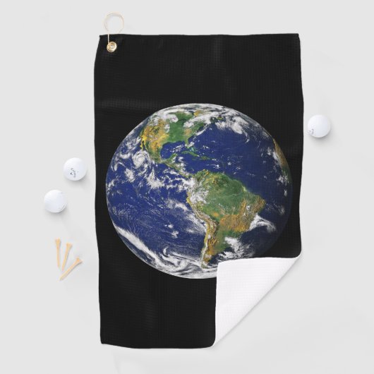 EARTH UIT SPACE Custom Golf Towel Golfhanddoek (Insitu)