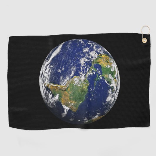 EARTH UIT SPACE Custom Golf Towel Golfhanddoek (Horizontaal)