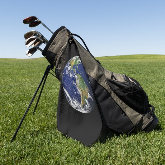 EARTH UIT SPACE Custom Golf Towel Golfhanddoek (Groen)