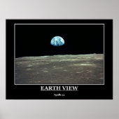 Earth Uitzicht Apollo 11 Poster (Voorkant)