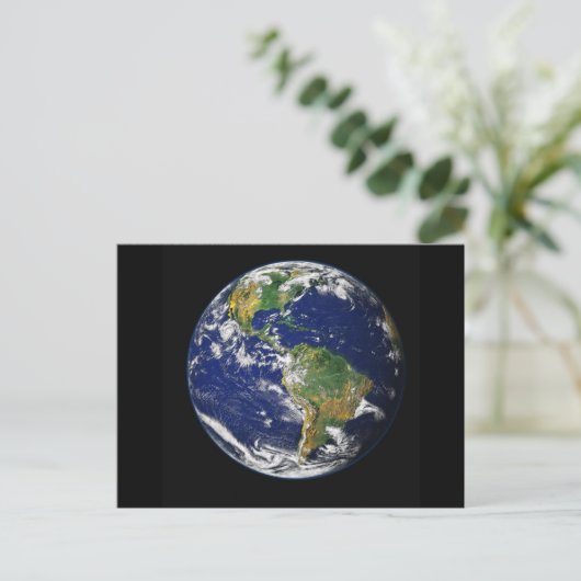 Earth van Space Post Kaart (Staand voorkant)