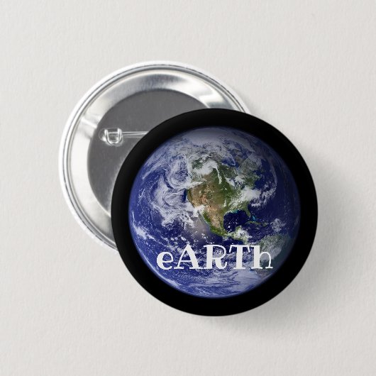 eARTh (verander de woorden) Ronde Button 5,7 Cm (Voorkant /achterkant)