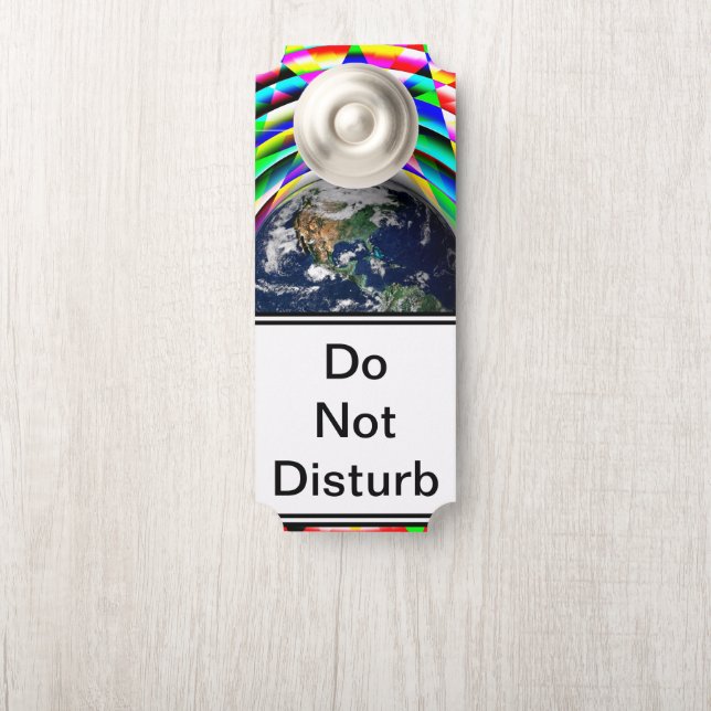 Earth Vibes door Kenneth Yoncich Deurhanger (Op knop)