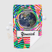 Earth Vibes door Kenneth Yoncich Golfhanddoek (Insitu)