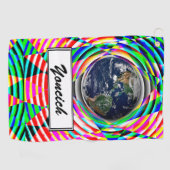 Earth Vibes door Kenneth Yoncich Golfhanddoek (Horizontaal)