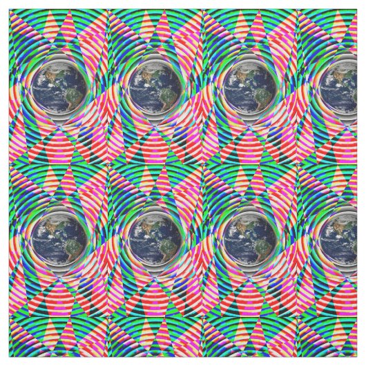 Earth Vibes door Kenneth Yoncich Stof (Swatch)