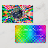 Earth Vibes Rainbow van Kenneth Yoncich Visitekaartje (Voorkant / Achterkant)