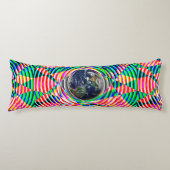 Earth Vibes (V) van Kenneth Yoncich Lichaamskussen (Voorkant)