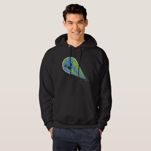 Earth Vs. Black Hole Hoodie (Voorkant volledig)