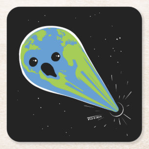 Earth Vs. Black Hole Kartonnen Onderzetters