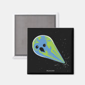 Earth Vs. Black Hole Magneet (Voorkant / Achterkant)