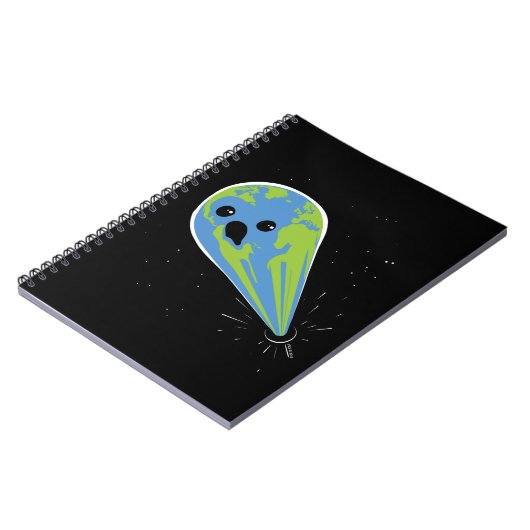 Earth Vs. Black Hole Notitieboek (Linkerzijde)