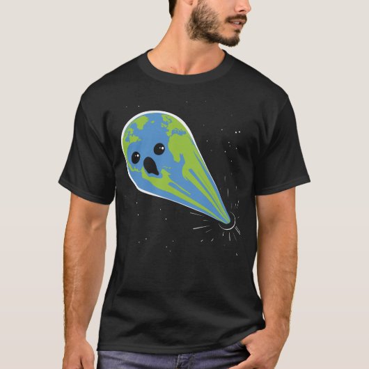 Earth Vs. Black Hole T-shirt (Voorkant)
