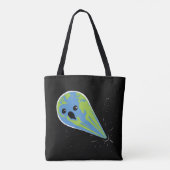 Earth Vs. Black Hole Tote Bag (Achterkant)