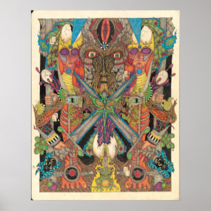 Earth Walk Allower (voetstappen op de moeder) Poster