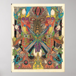 Earth Walk Allower (voetstappen op de moeder) Poster