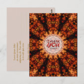 Earth Weave Shine Dank u Briefkaart (Voorkant / Achterkant)