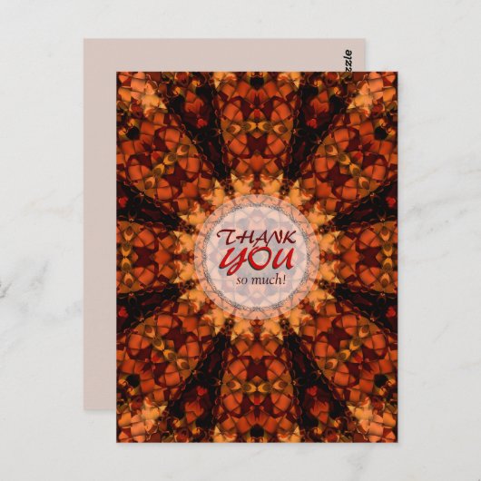 Earth Weave Shine Dank u Briefkaart (Voorkant / Achterkant)