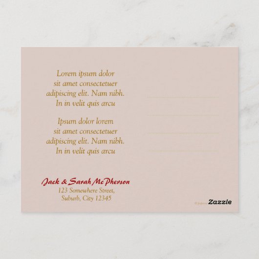 Earth Weave Shine Dank u Briefkaart (Achterkant)