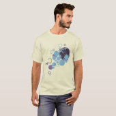 EARTH WERELDBOL COSMOS T-SHIRT (Voorkant volledig)