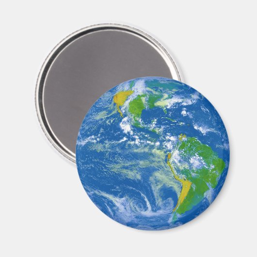 Earth Wereldbol Magnet (Voorkant / Achterkant)