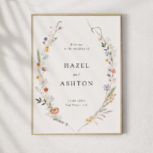 Earth Wildflower Wedding Downloadbaar Welkom