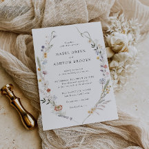 Earth Wildflower Wedding