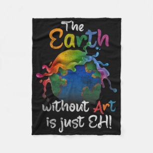 Earth Without Art is gewoon Eh Planet Art EA Fleece Deken