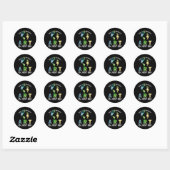 Earth Without Art is gewoon Eh Planet Art EA Ronde Sticker (Vel)