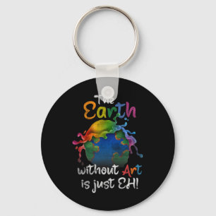 Earth Without Art is gewoon Eh Planet Art EA Sleutelhanger