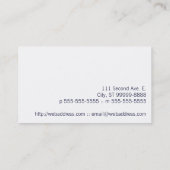 Earth World Wereldbol Tango getextureerde look Visitekaartje (Achterkant)