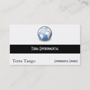 Earth World Wereldbol Tango Visitekaartje